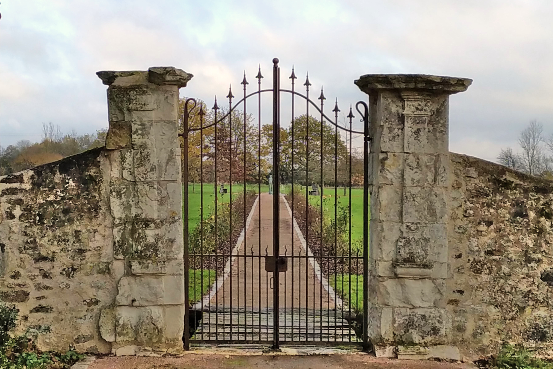 Photograph of iron gates